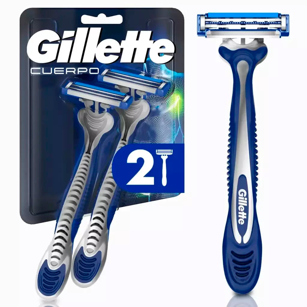 Afeitadora Descartable Gillette Corpo - Cuerpo 2 u