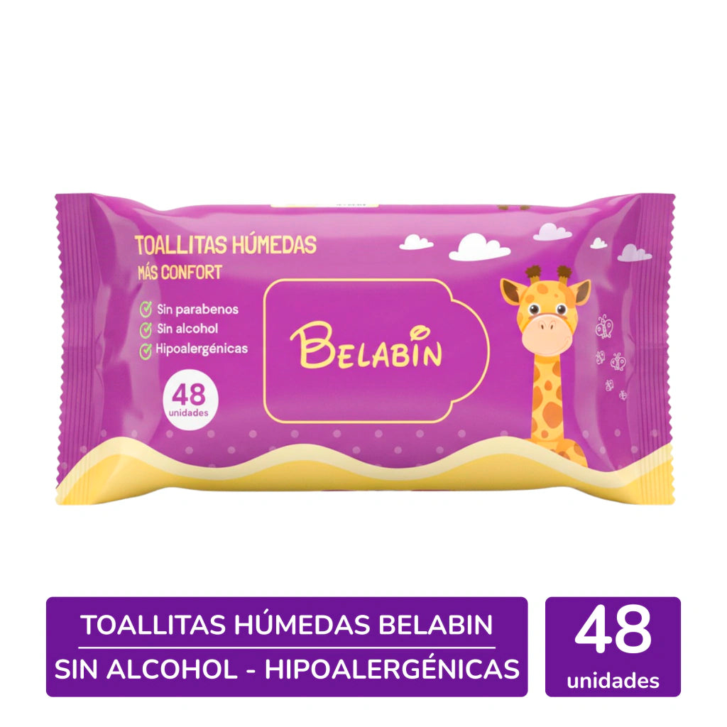 Toallas Humedas Belabin Hipoalergenicas 48 u