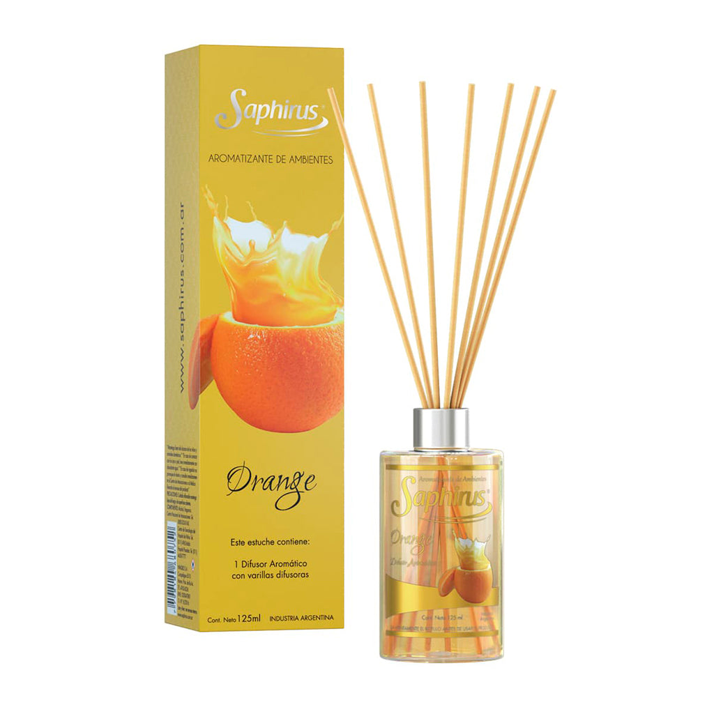 Aromatizante Difusor Saphirus Orange 125 ml