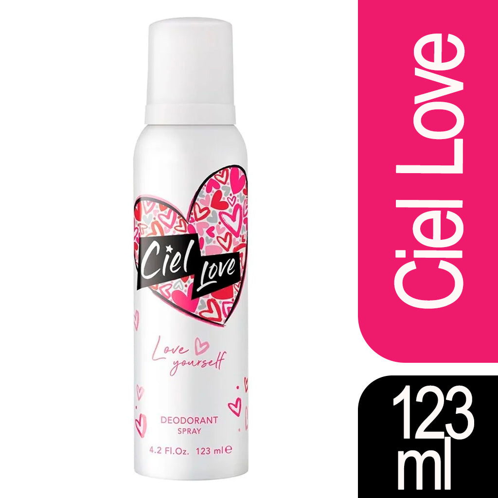 Desodorante Aerosol Ciel Love 123 ml