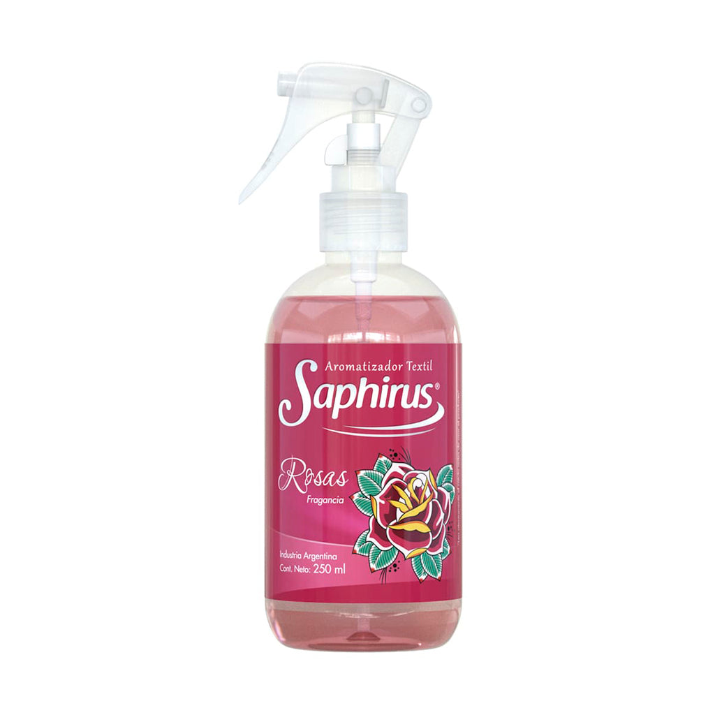 Aromatizante Textil Saphirus Rosas 250 ml