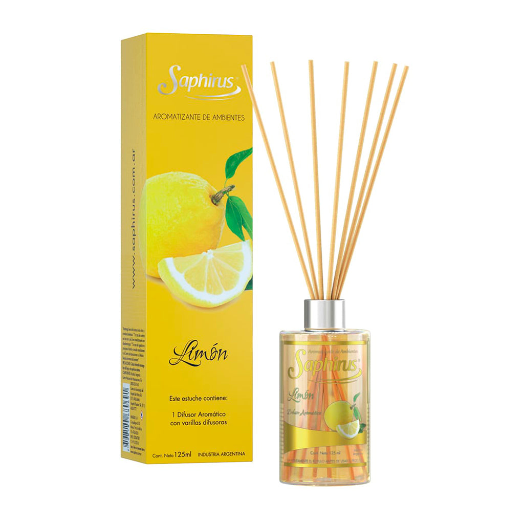 Aromatizante Difusor Saphirus Limon 125 ml