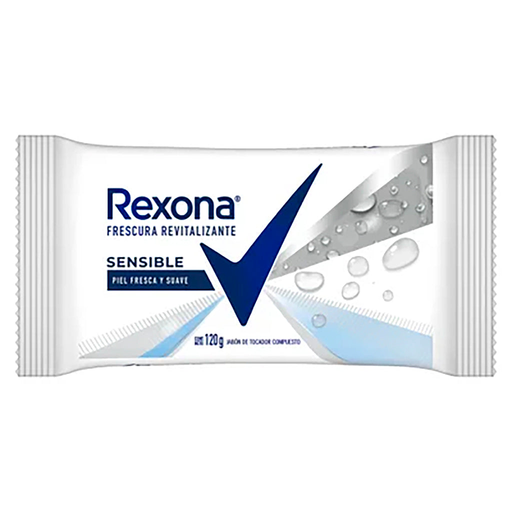 jabon Tocador Rexona Sensible 120gr