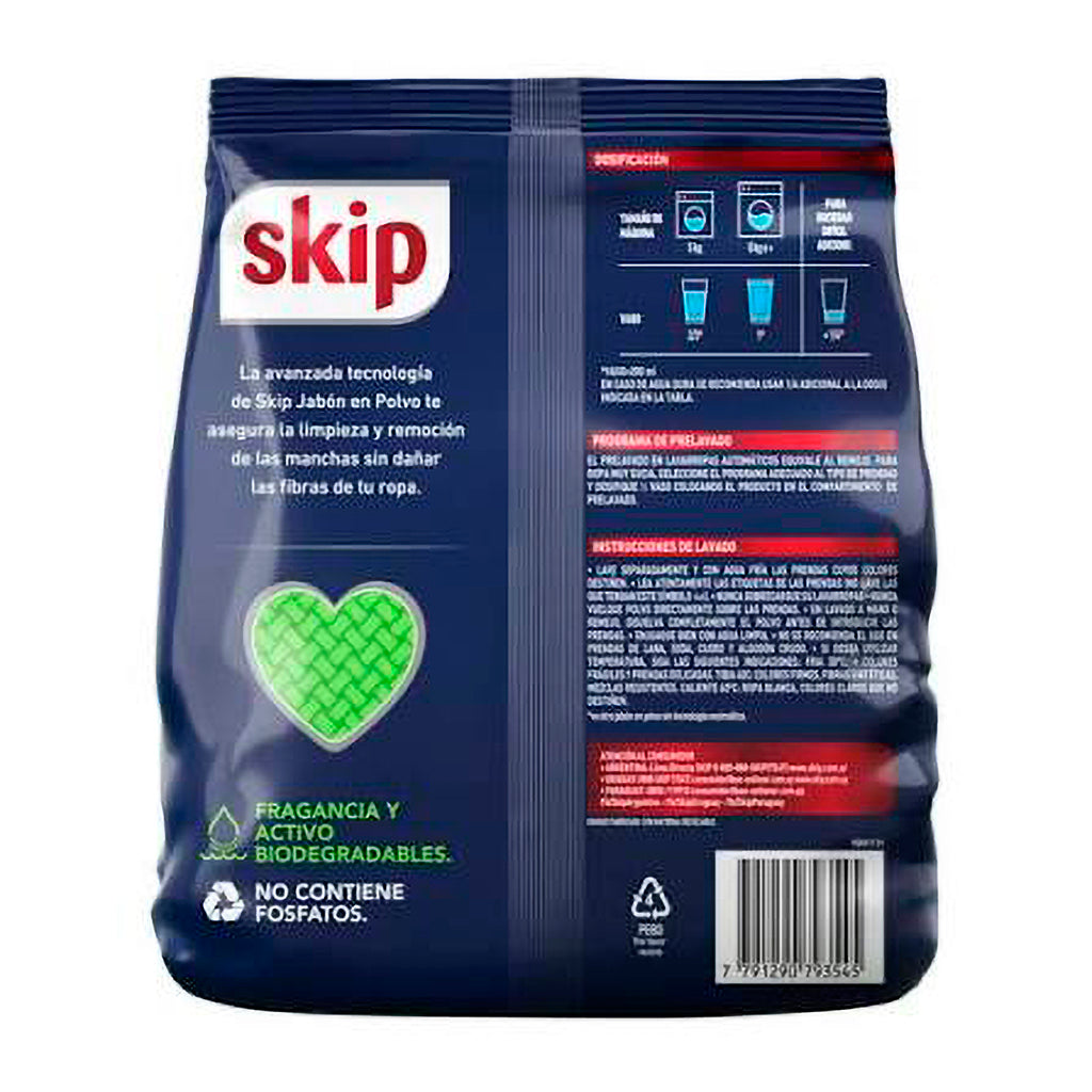 Jabon en Polvo Skip p/ Ropa Bio-Enzimas 2,5 kg