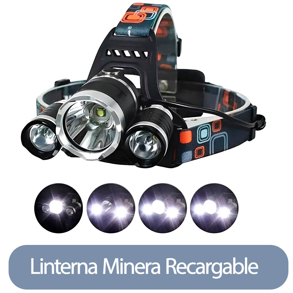 Linterna Recargable Generico Minera (RF16)