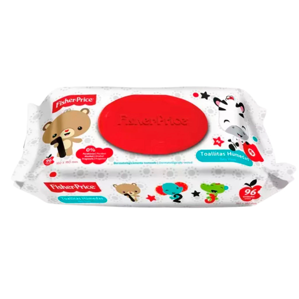 Toallas Humedas Fisher-Price Baby Wipes c/ Tapa 48 u