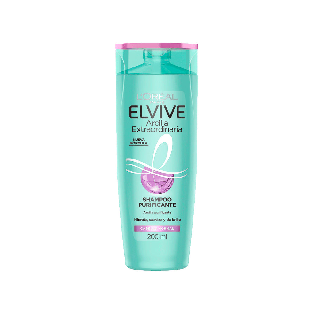 Shampoo Elvive Arcilla Extraordinaria Purificante 200 ml