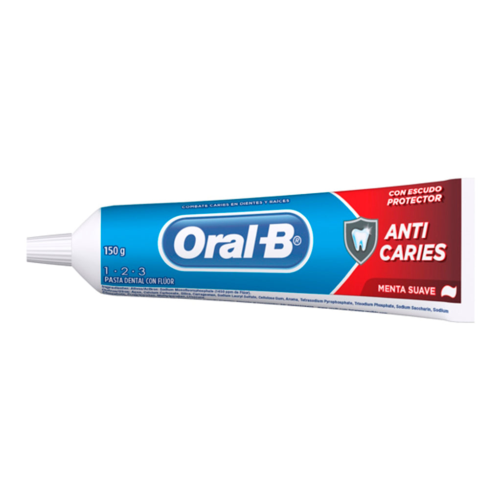 Dentifrico Crema Oral-B Anticaries Menta Suave 70 g
