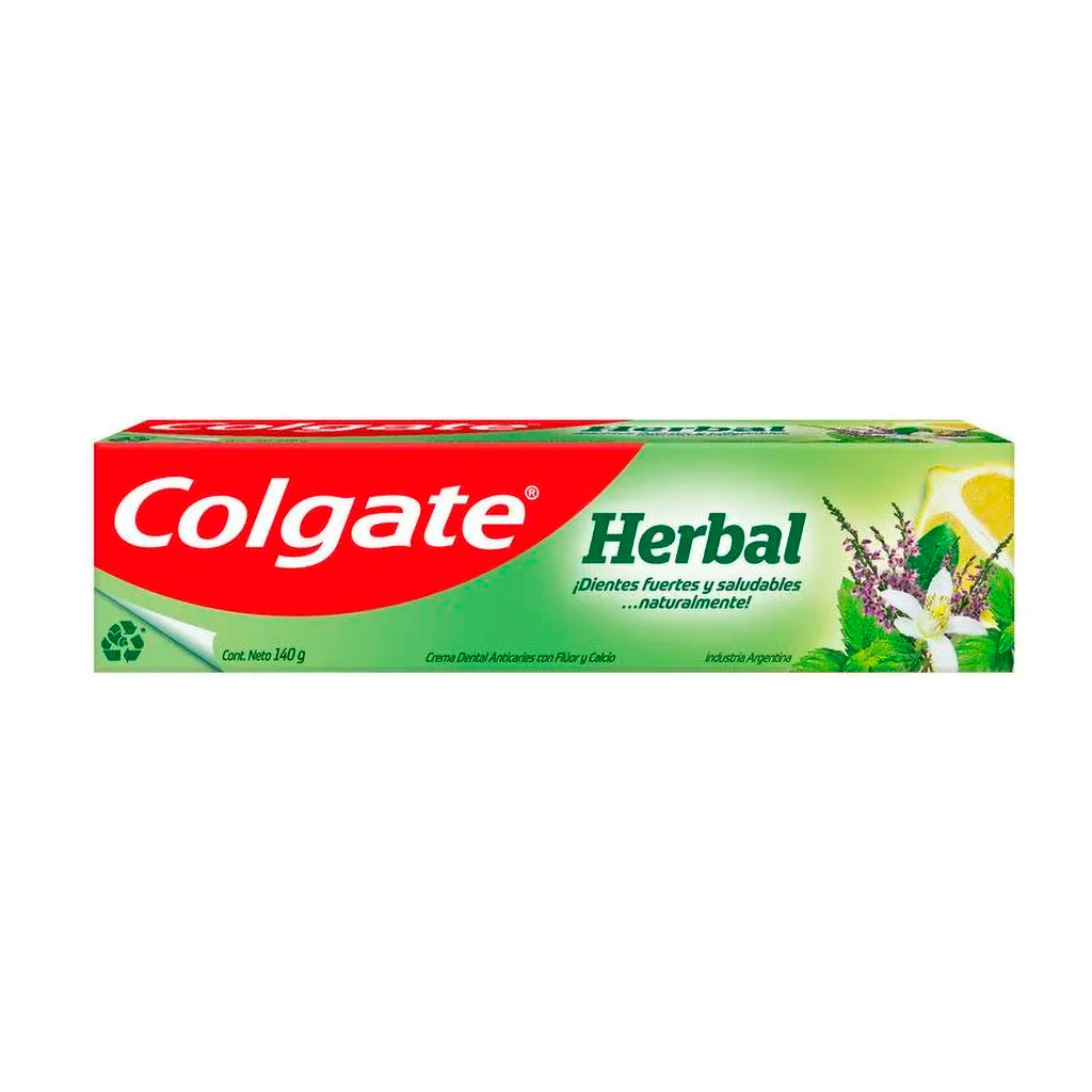 Dentifrico Crema Colgate Herbal c/ fluor y Calcio 140 g