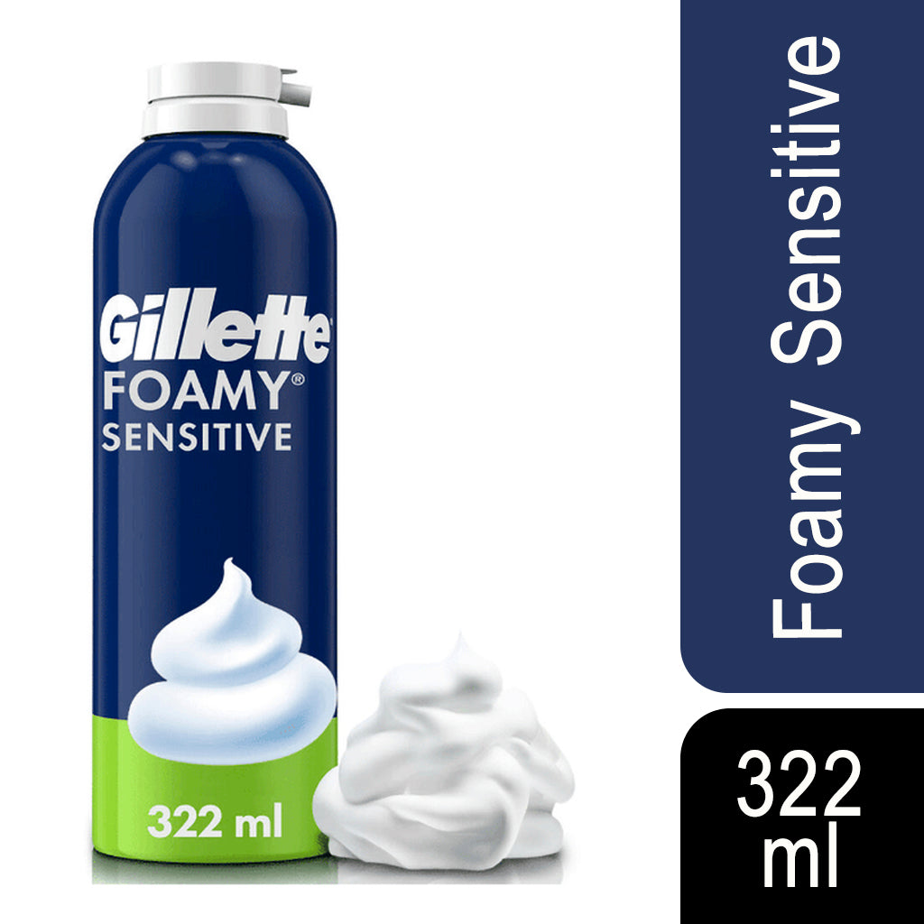 Espuma de Afeitar Gillette Foamy Sensitive 321 g