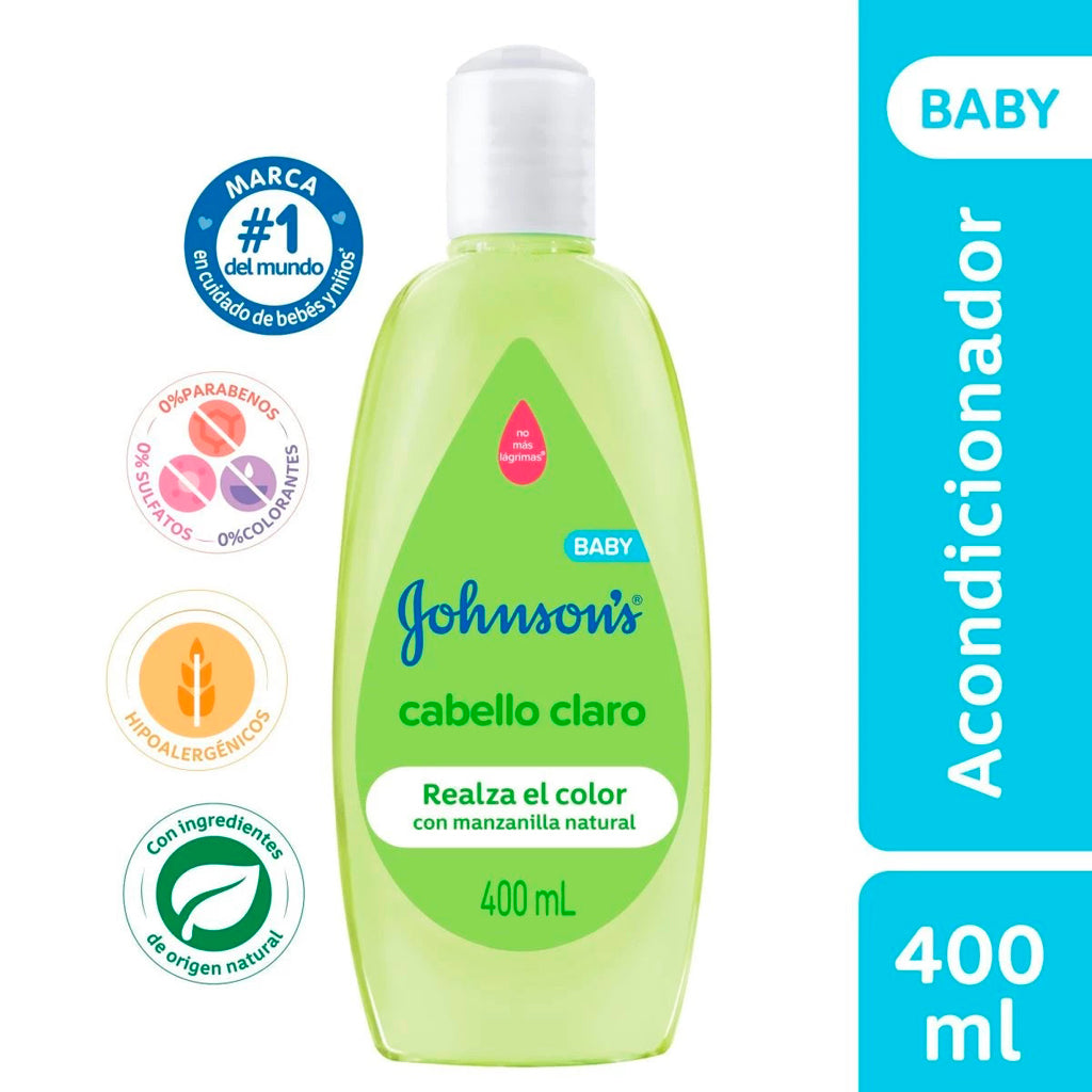 Acondicionador Johnsons Cabello Claro Hipoalergenico 400 ml