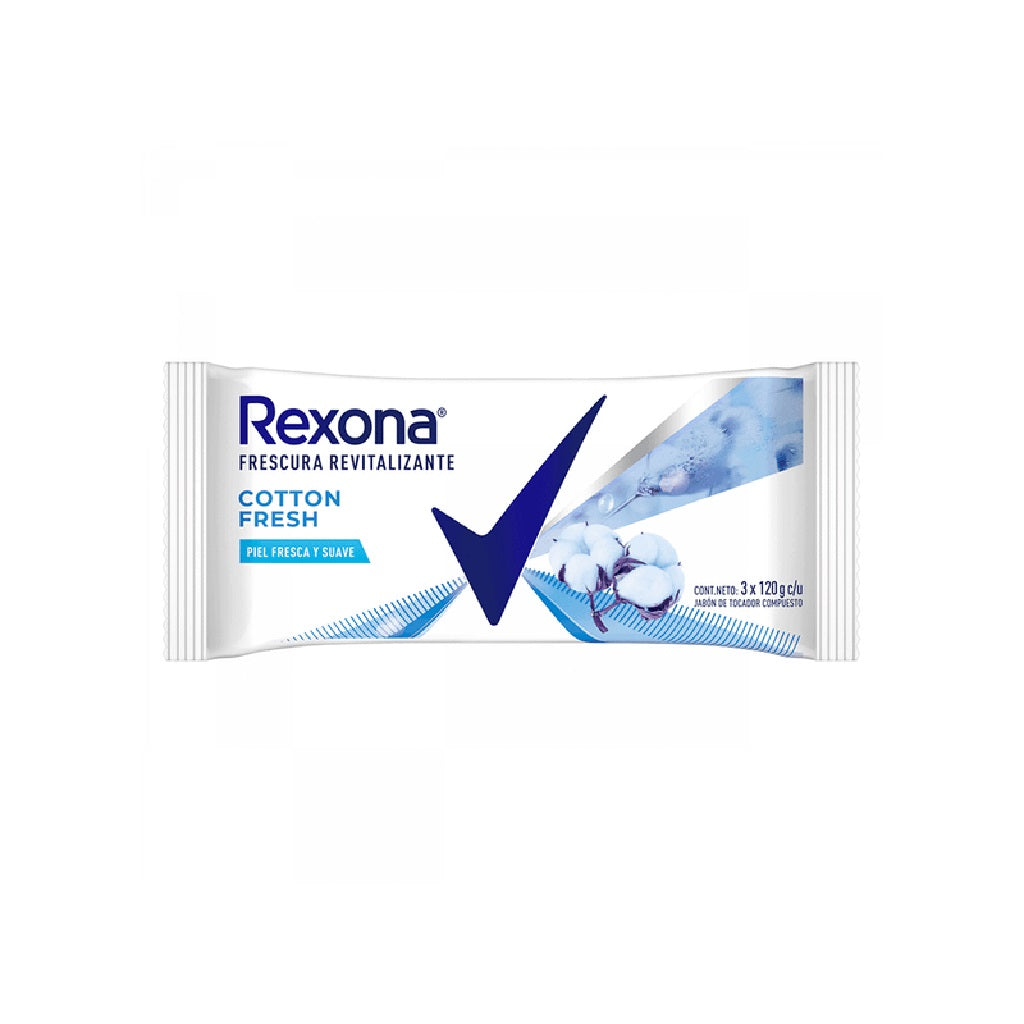 jabon Tocador Rexona Cotton Fresh 120gr