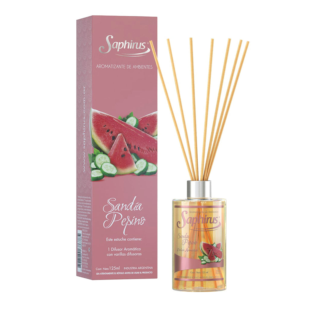 Aromatizante Difusor Saphirus Sandia Pepino 125 ml