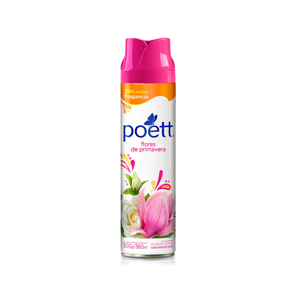 Desodorante Aerosol Poett Ambiente Flores de Primavera 360 ml