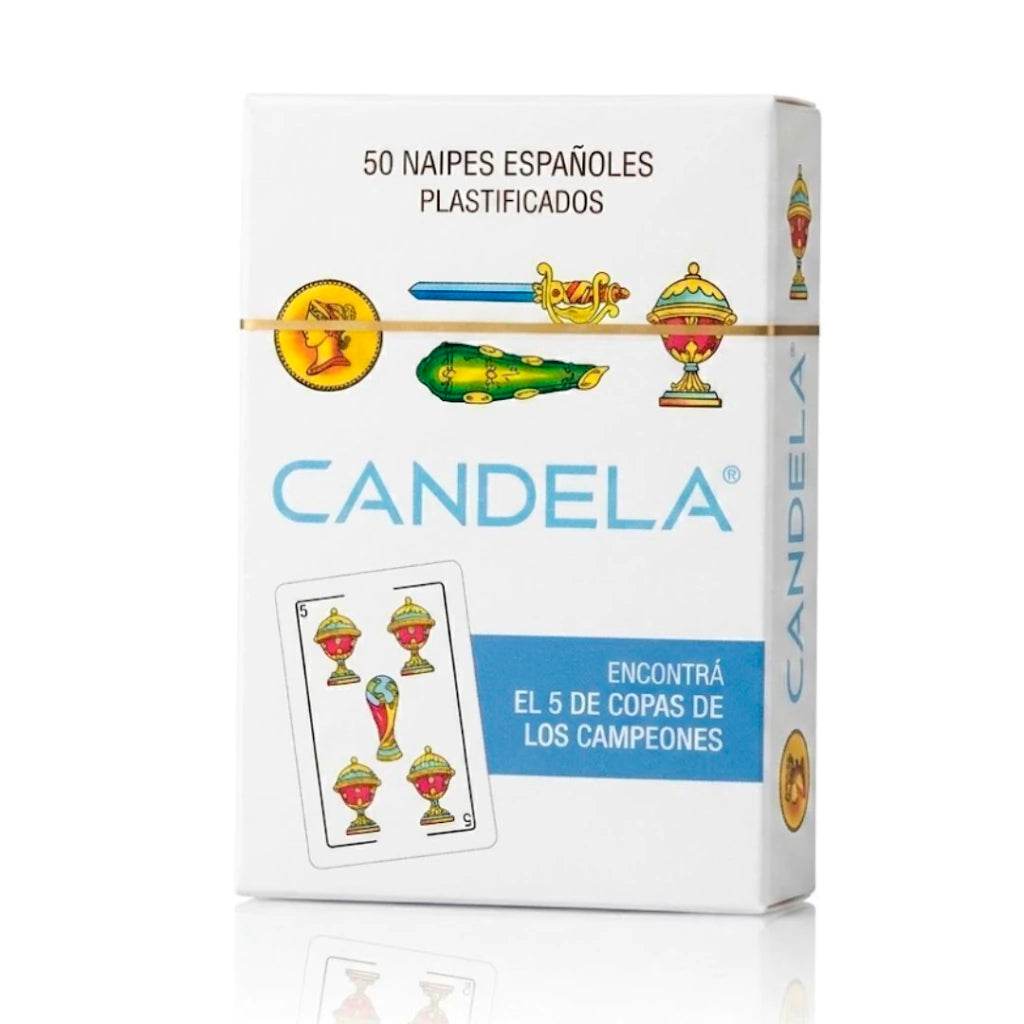 Naipes Candela Españolas Plastificadas 50 Cartas