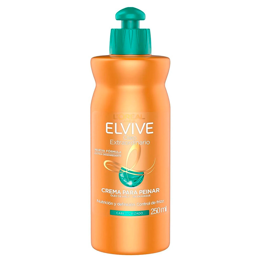 Crema para Peinar Elvive Oleo Extraordinario Rizos 250 ml