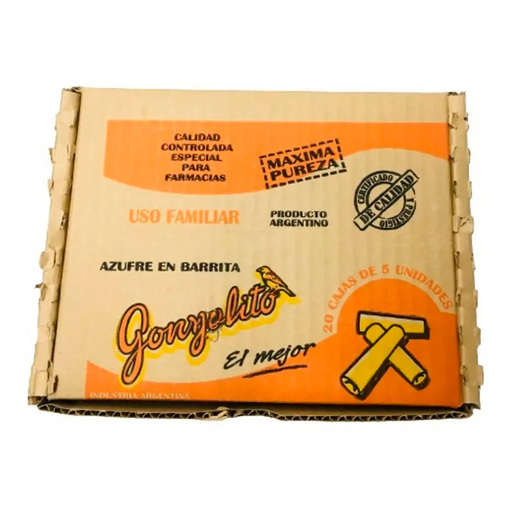 Azufre Gonzalito en Barra 100 u