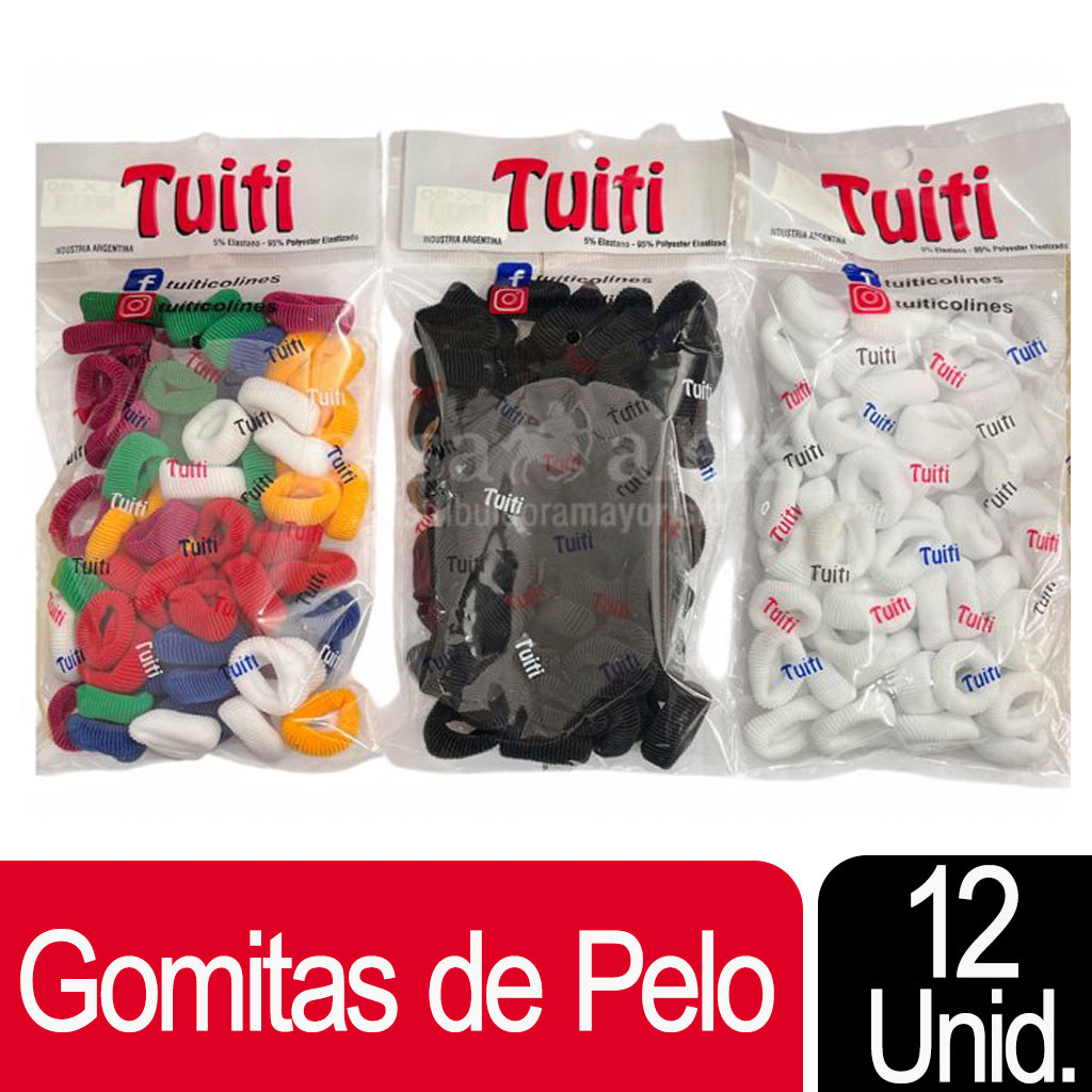 Colitas de Pelo Generico 12 u