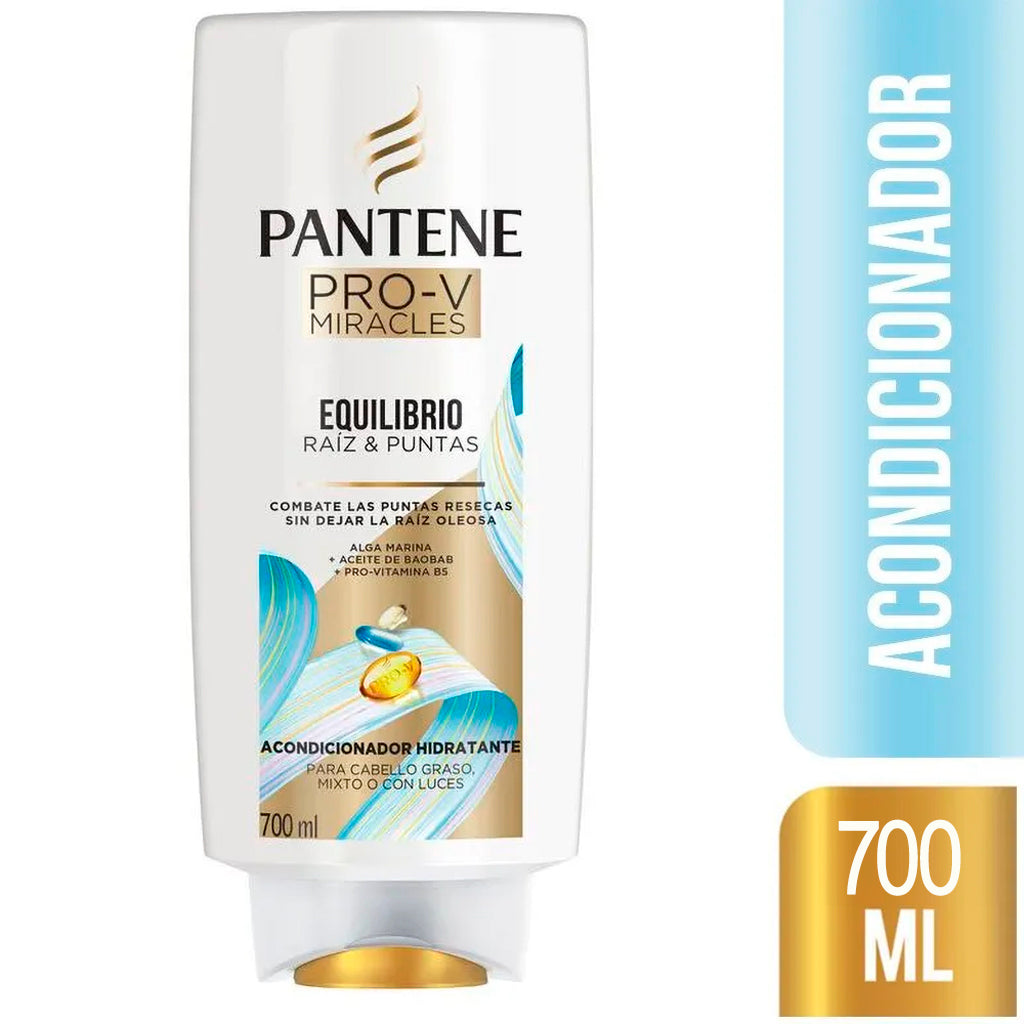 Acondicionador Pantene Pro-V Miracles Equilibrio Raiz & Puntas 700 ml