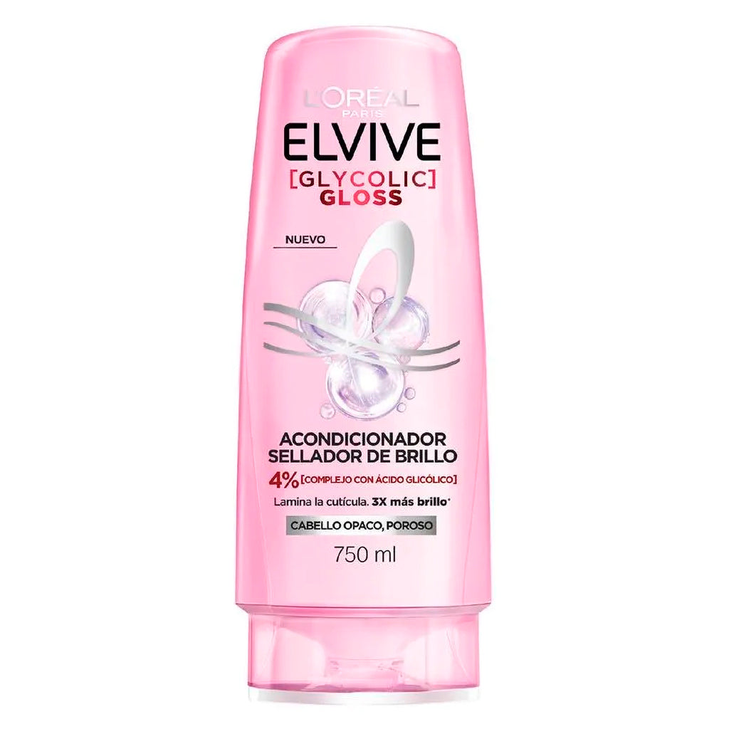 Acondicionador Elvive Glycolic Gloss 750 ml