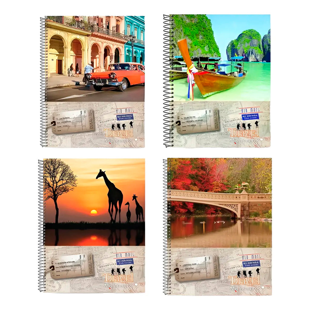 Cuaderno Travel Universal Mis Apuntes 80 Hojas