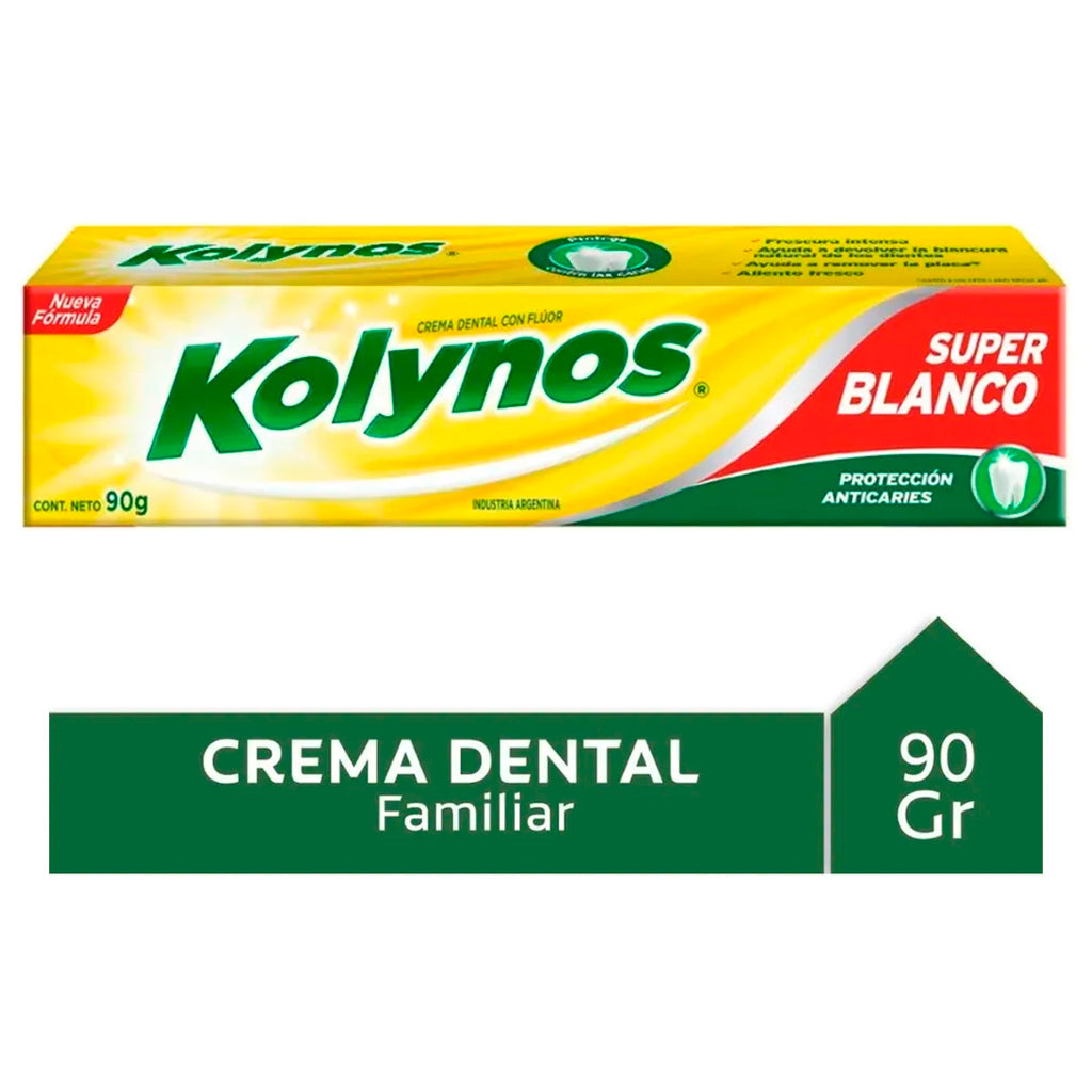 Dentifrico Kolynos Super Blanco Proteccion Anticaries 90 g