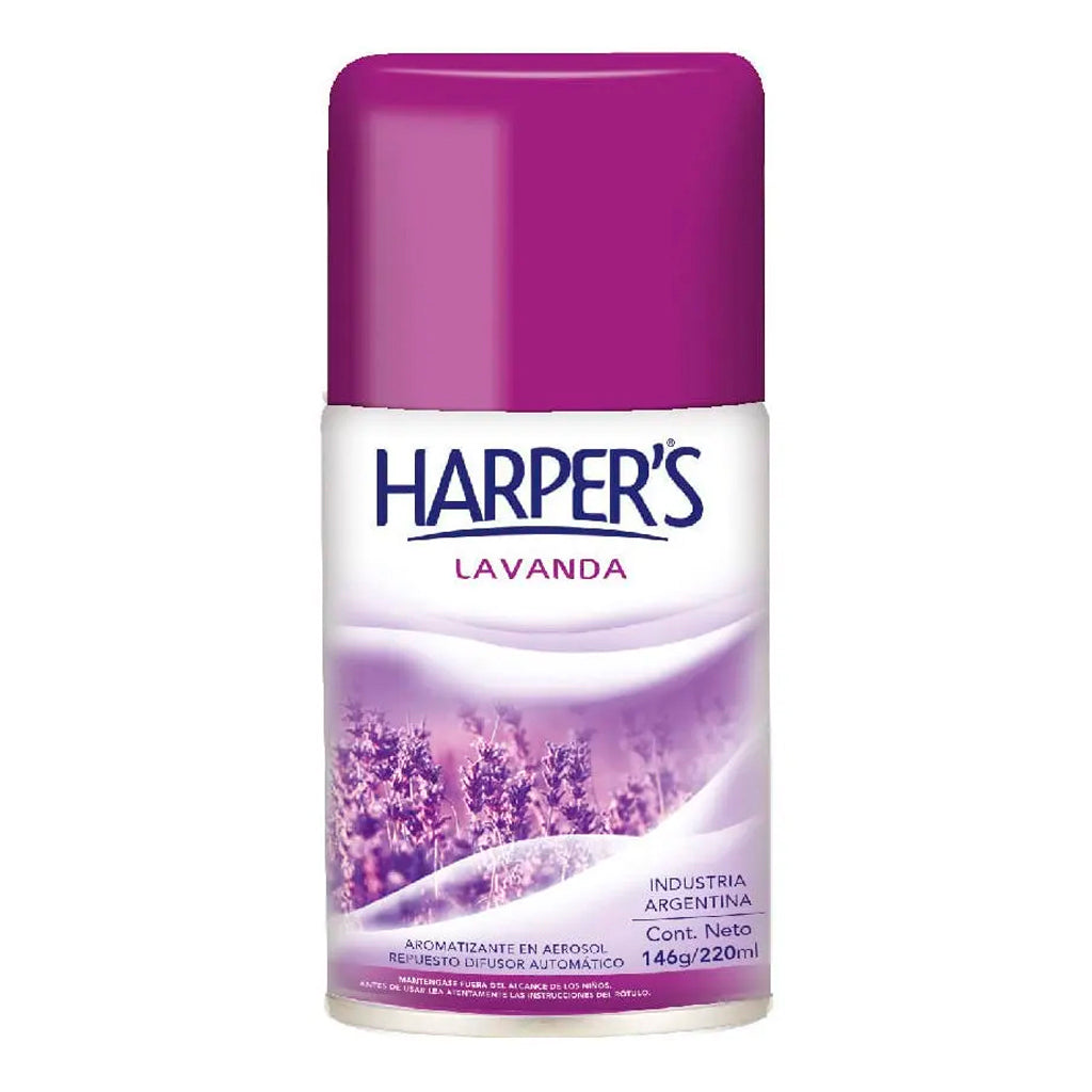 Aromatizador de Ambiente Aerosol Harpers Lavanda 220 ml