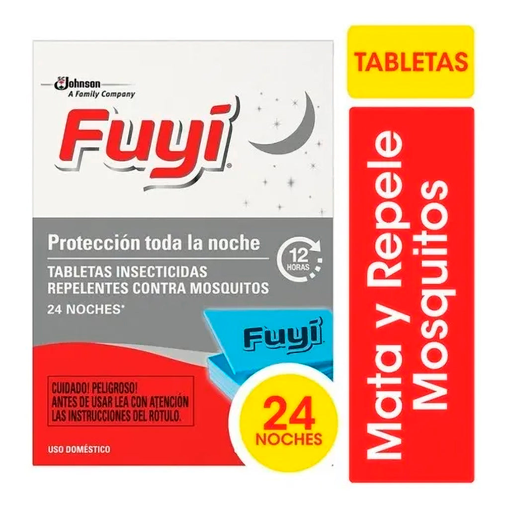 Repelente Tabletas Fuyi Insecticida Mata Mosquitos 24 u