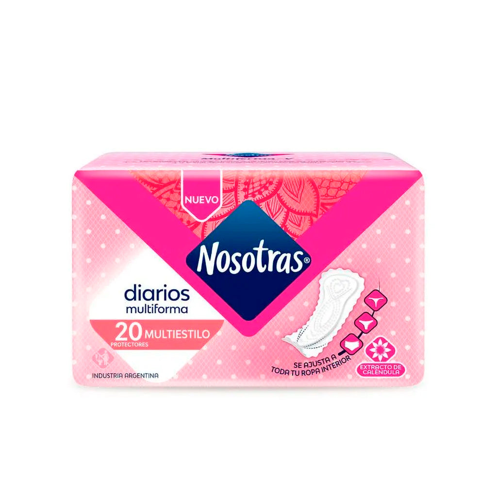 Protectores Diarios Nosotras Multiestilo 20u