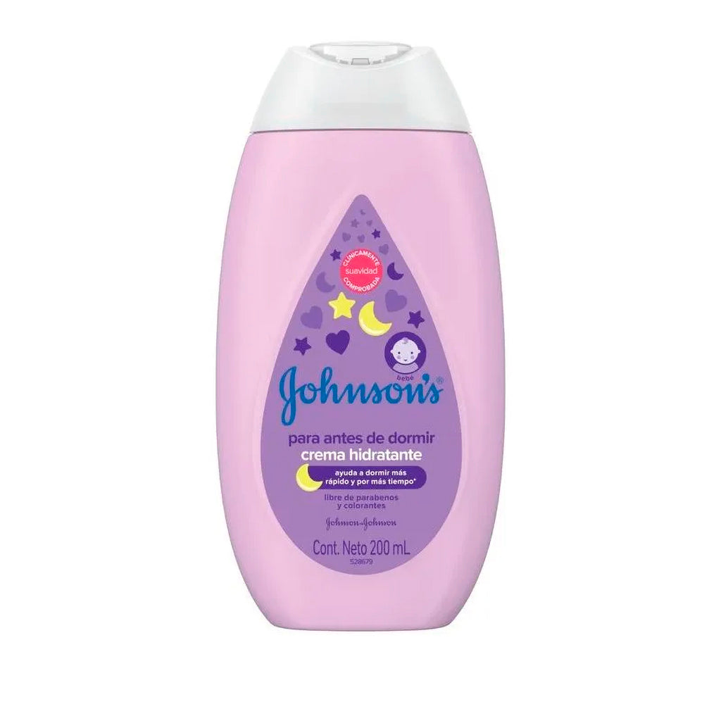 Crema Johnsons Hidratante p/ antes de dormir 200 ml
