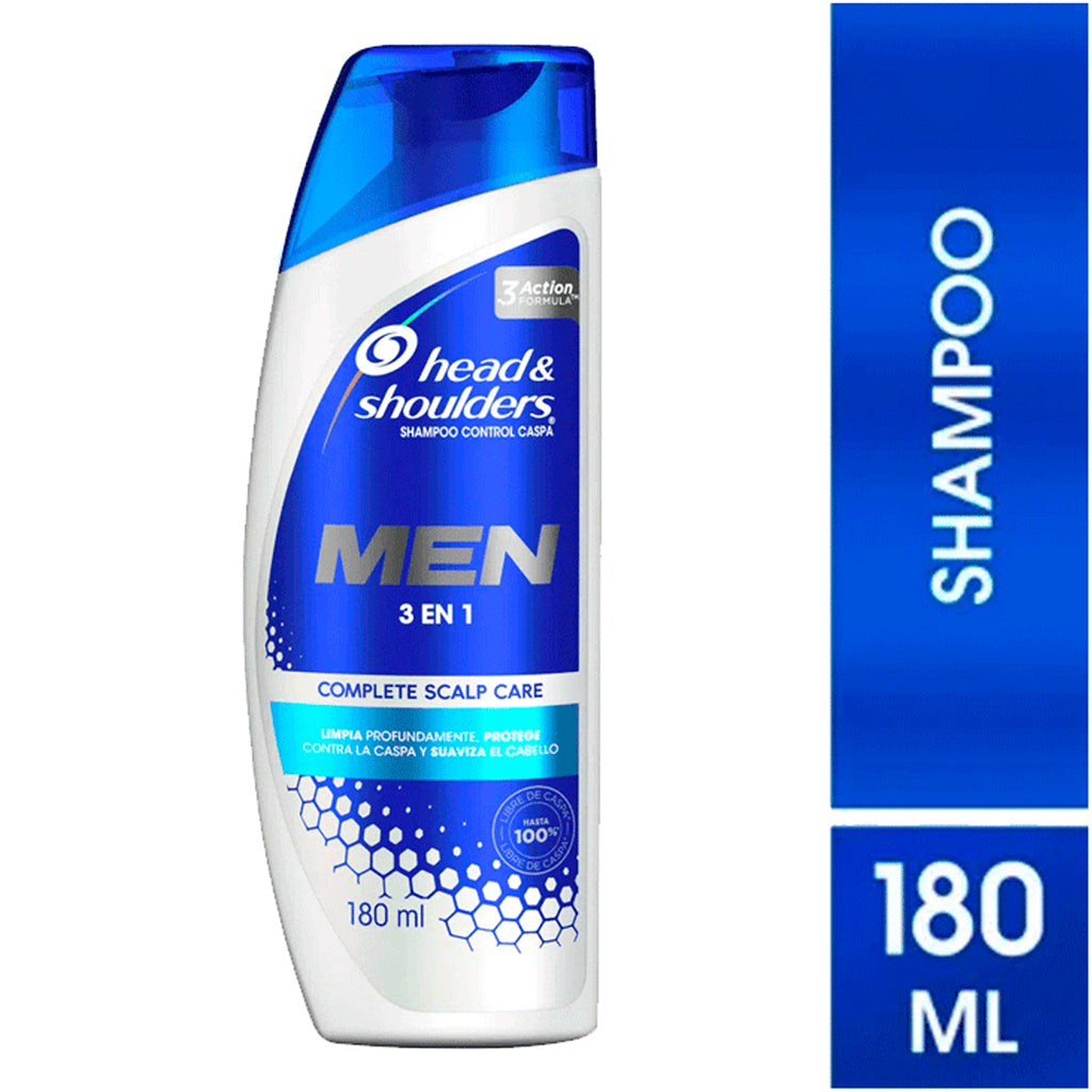 Shampoo Head & Shoulders Control Caspa Men 3 En 1 180 ml