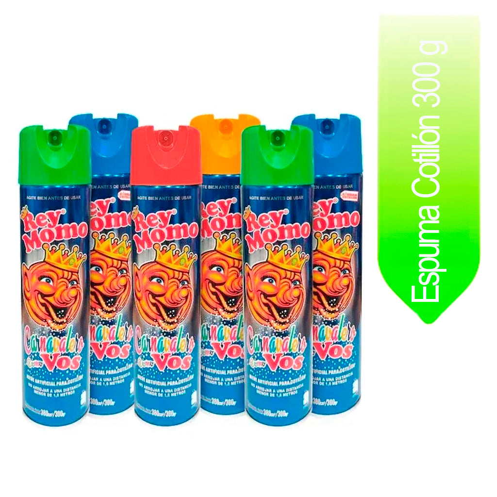 Espuma Aerosol Rey Momo Canaval 300 ml