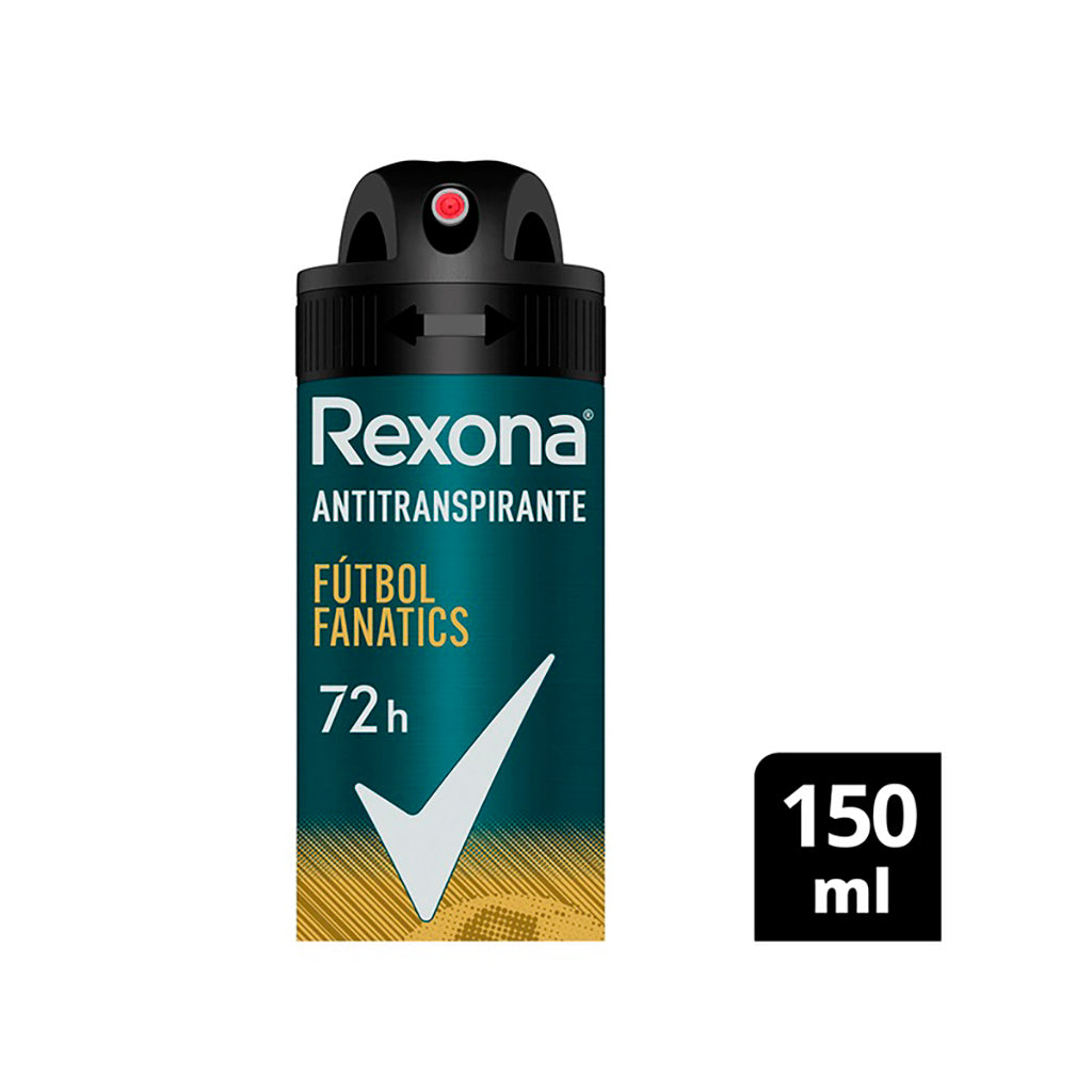 Desodorante Aerosol Rexona Antitranspirante Futbol 150 ml