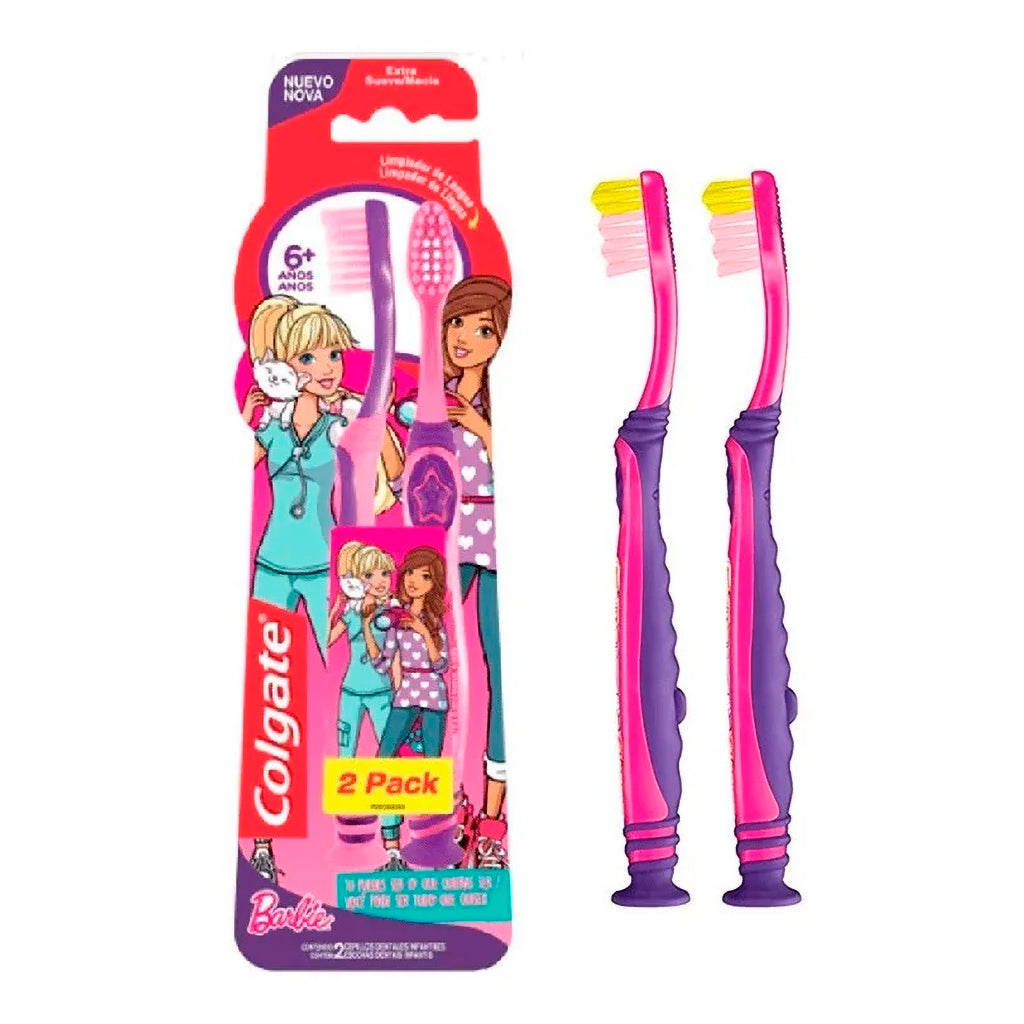 Cepillo Dental Colgate Barby +6 años 2 u