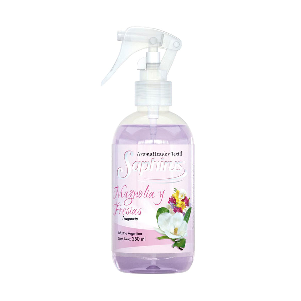 Aromatizante Textil Saphirus Magnolia y Fresias 250 ml