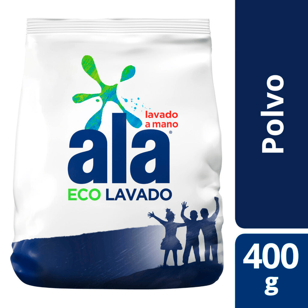Jabón en Polvo Ala Lavado a Mano Ecolavado 400 g