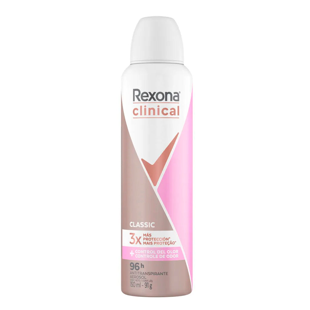 Desodorante Rexona Antitranspirante Clinical Classic 150 ml