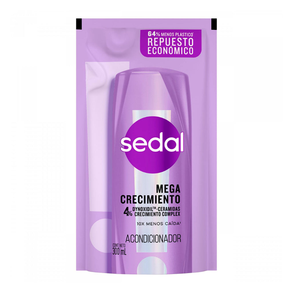 Acondicionador Repuesto Sedal Mega Crecimiento 300 ml