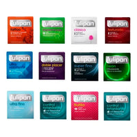 Preservativo Exhibidor Tulipan Surtido -3 Estantes - 8u. por Estante. 24 u