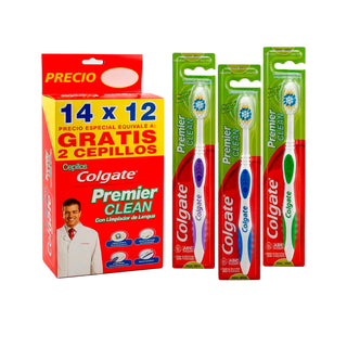 Cepillo Dental Colgate Premier Clean Medio