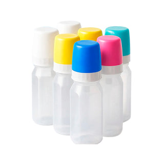 Mamadera  Random Lisa Translucida c/ Tapas de Colores Surtidos 120 ml