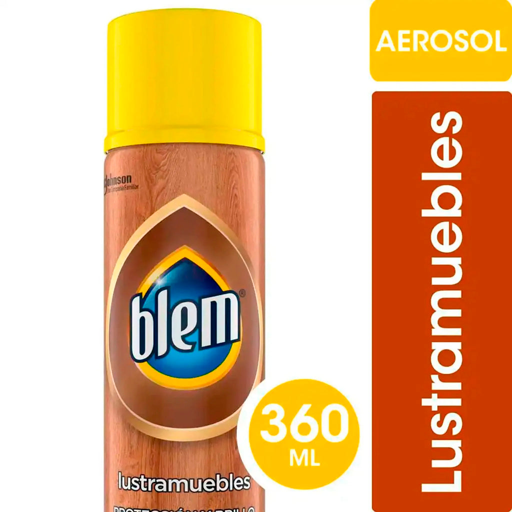Lustramuebles Aerosol Blem Madera Original 360 ml