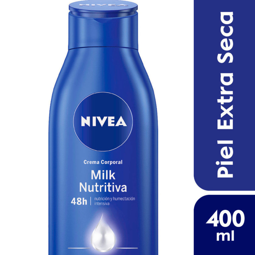 Crema Corporal Nivea Milk Nutritiva 400 ml