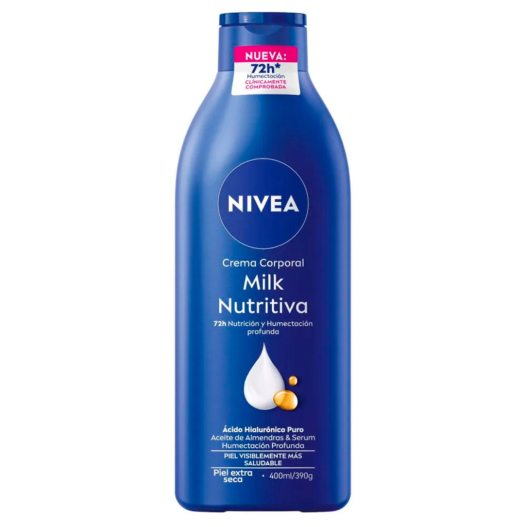 Crema Corporal Nivea Milk Nutritiva 400 ml