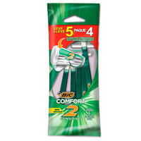 Afeitadora Descartable Bic  Confort 2 Filos Sensitive   5 u