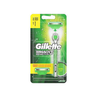 Afeitadora Gillette Prestobarba Mach3 Sensitive + 1 Repuesto