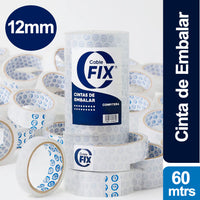 Cinta de Embalar  Cablefix Autoadhesiva p/ Usos Multiples 12 mm 60 mts