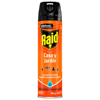 Repelente  Aerosol Raid Essential Casa y Jardin 360 ml