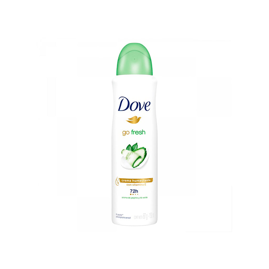 Desodorante Aerosol Dove Antitranspirante Fresh Care pepino y Te Verde 150 ml