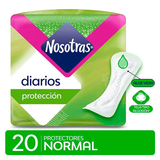Protectores Diarios Nosotras Normal  20u